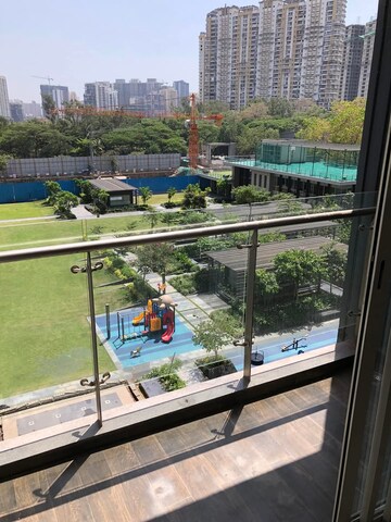 Balcony in 2 BHK Apartment at Courtyard by Narang Realty and The Wadhwa Group, Pokhran Road No Two – for Rent