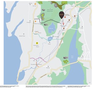 3 BHK Apartment – Map Location View at Oberoi Eternia, Mulund West - for Sale