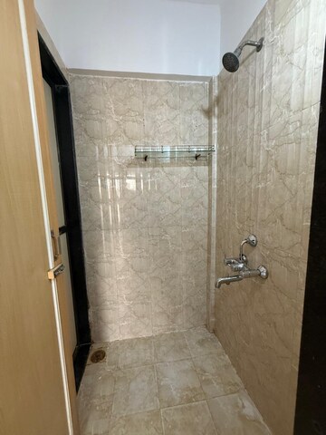Bathroom in 1 BHK Apartment at Seawoods – for Rent