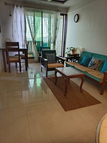 Living Room in 2 BHK Apartment at Seawoods – for Rent