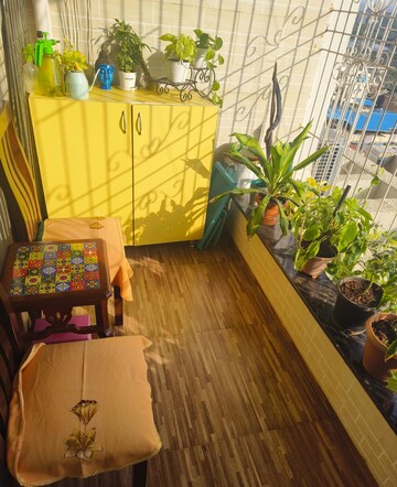 Balcony in 2 BHK Apartment at Seawoods – for Rent