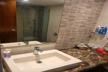 Bathroom in 3 BHK Apartment at Chaitanya Tower, Prabhadevi – for Rent