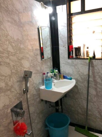 Bathroom in 1 BHK Apartment at Atul Blue Monarch, Andheri East – for Rent