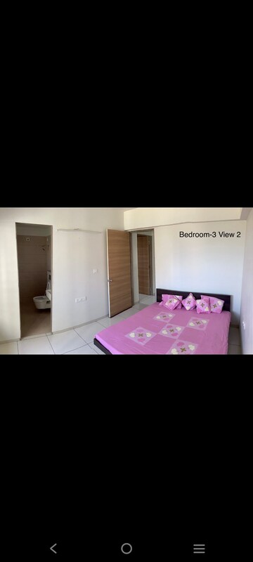 Bedroom in 3 BHK Apartment at Siddhi Aarohi Elysium, South Bopal – for Rent