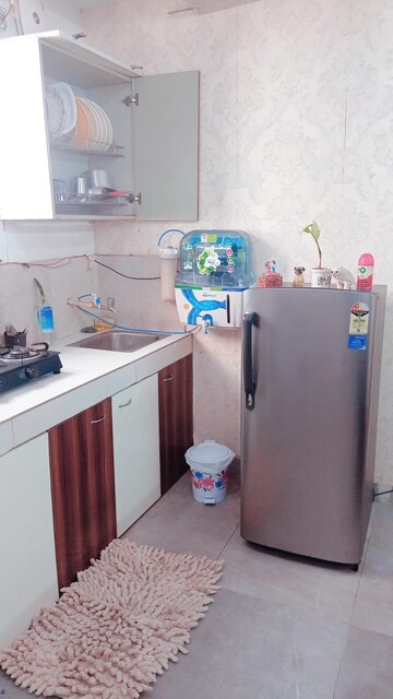 Kitchen in 1 BHK Builder Floor at Greater Kailash I – for Rent
