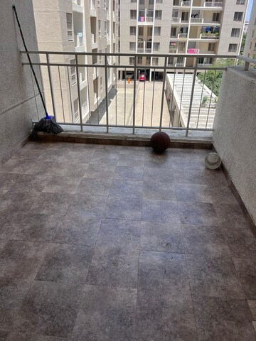 Balcony in 2 BHK Apartment at Abhinav Pebbles Urbania, Bavdhan – for Rent