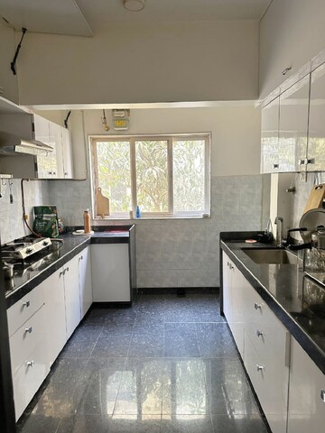 Kitchen in 3 BHK Apartment at Khar West – for Rent