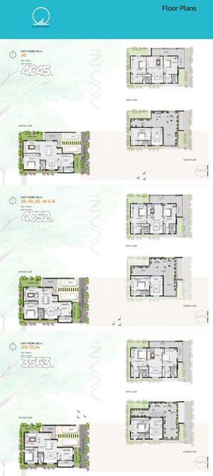 Master Plan in 3.5 BHK Villa at Allure Avani, Kammasandra – for Sale