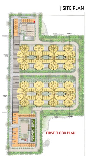 Master Plan in 2.5 BHK Apartment at Riseonic Solitaire, Sector 70 – for Sale