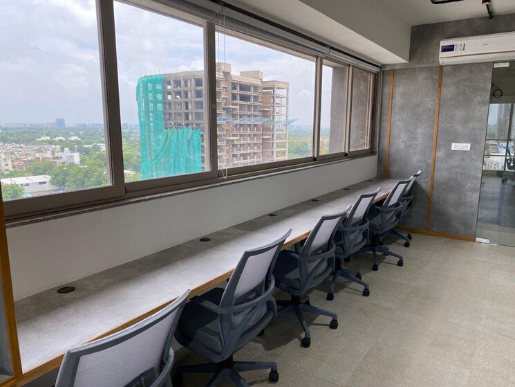 Balcony, sheladia-one-world-west Commercial Office Space 903 Sq.Ft. In Ambli Ahmedabad 8633263