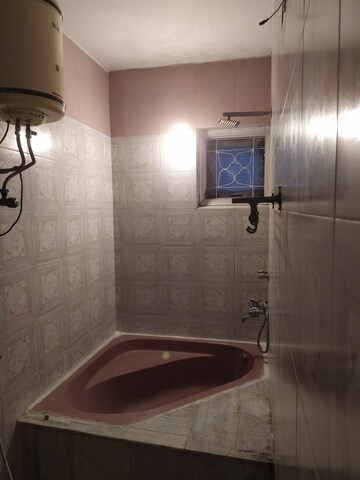 Bathroom in 3 BHK Builder Floor at Nehru Enclave – for Rent