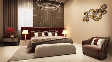 Master Bedroom in 3 BHK Apartment at Ramky One Odyssey, Narsingi – for Sale