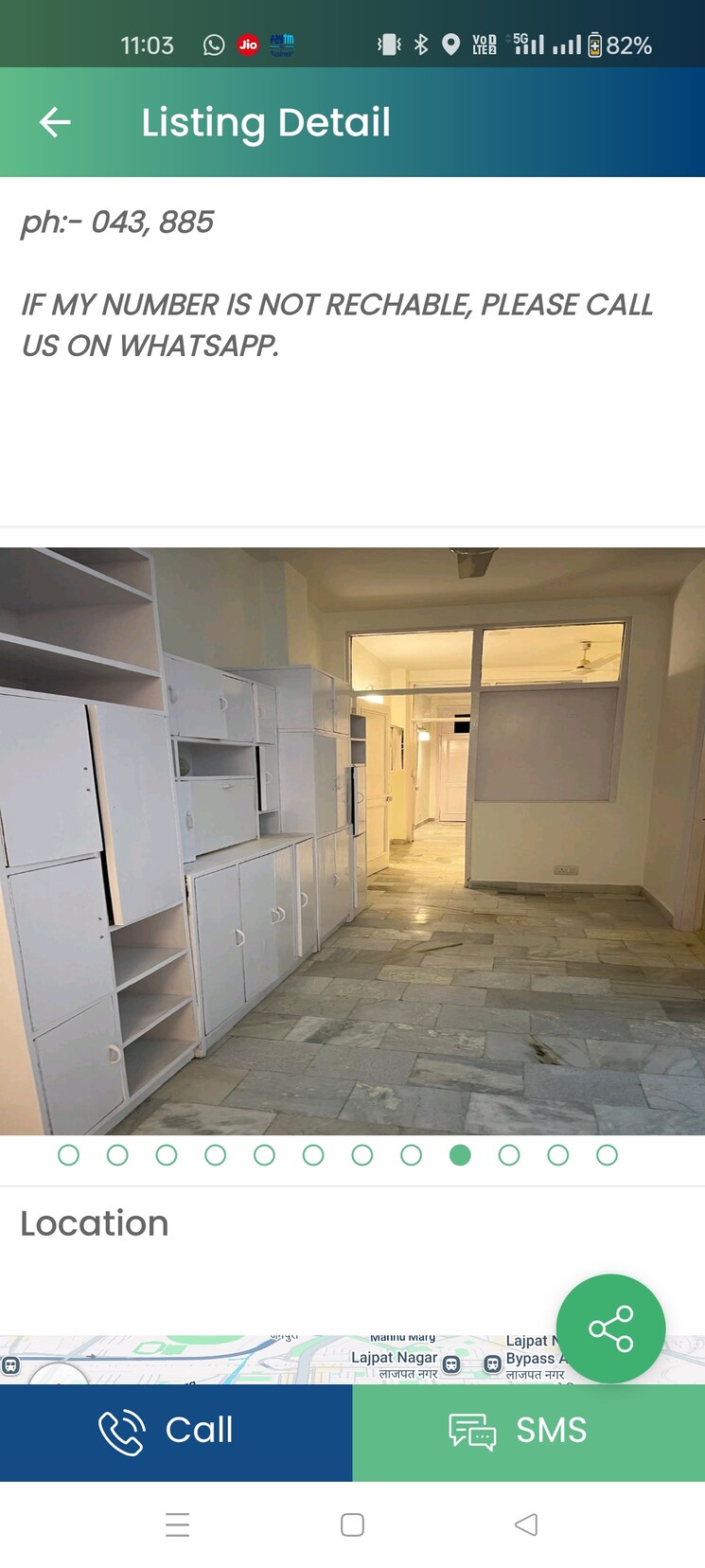 Kitchen, new rajinder nagar 2 Bedroom 900 Sq.Ft. Independent House In New Rajinder Nagar Delhi 8633755
