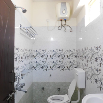Bathroom in 3 BHK Builder Floor at Kondapur – for Rent