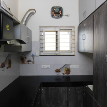 Kitchen in 3 BHK Builder Floor at Kondapur – for Rent
