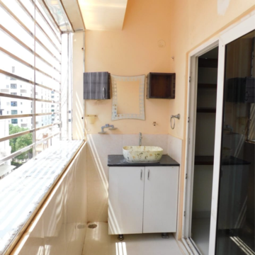 Kitchen in 3 BHK Builder Floor at Kondapur – for Rent