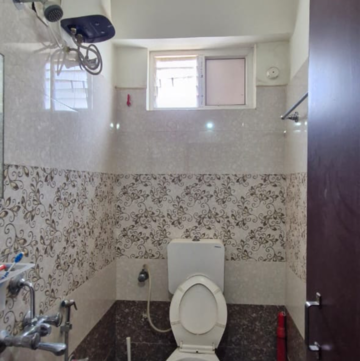 Bathroom in 3 BHK Builder Floor at Kondapur – for Rent