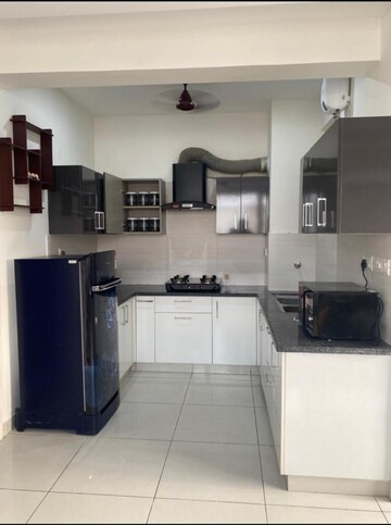 Kitchen in 2 BHK Apartment at Highland Park Chandigarh, Bhabat – for Rent