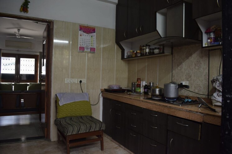 Kitchen, eros-garden-villas 3 Bedroom 1408 Sq.Ft. Villa In Charmwood Village Faridabad 8634116