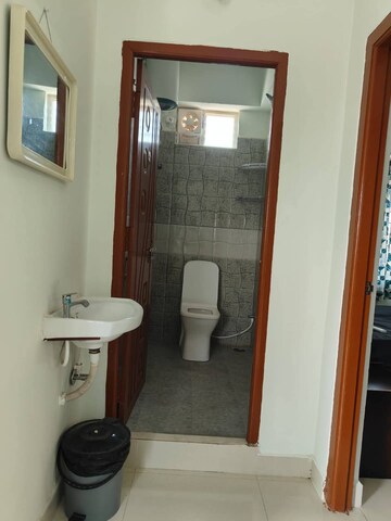 Bathroom in Studio Builder Floor at Begumpet – for Rent