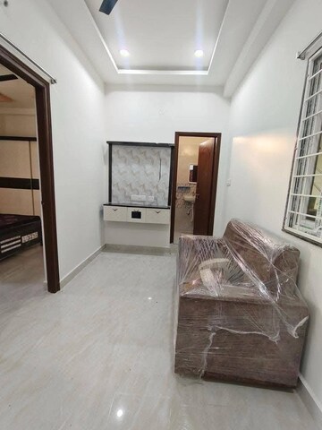 Living Room in 1 BHK Apartment at Banjara Hills – for Rent