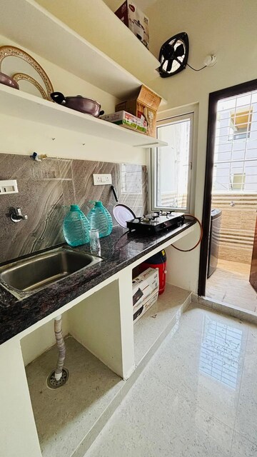 Kitchen in 1 BHK Apartment at Banjara Hills – for Rent