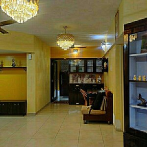 Living Room in 2 BHK Apartment at Krishna Godavari CHS, Malad East – for Sale