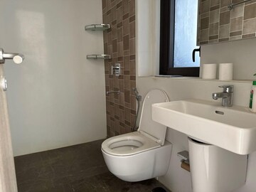 Bathroom in 3 BHK Apartment at Lodha The Park, Worli – for Rent