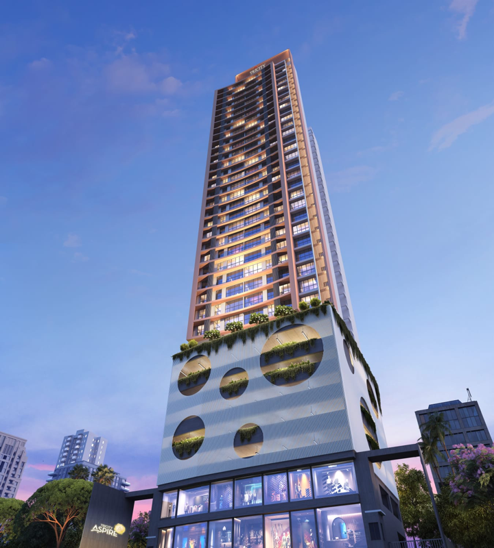 2 BHK + Pooja Room,Servant Room,Study Room,Extra Room Apartment For Sale in Tricity Aspire