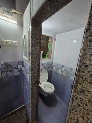 Bathroom in 2 BHK Apartment at Trishul Patel Heights, Ghansoli – for Rent