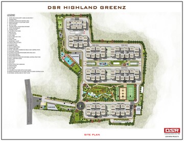 Master Plan in 3 BHK Apartment at DSR Highland Greenz, Doddakannelli – for Sale