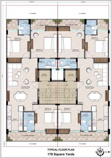 3 BHK Builder Floor For Sale in Shree Vardhman Nature Valley, Sector 70