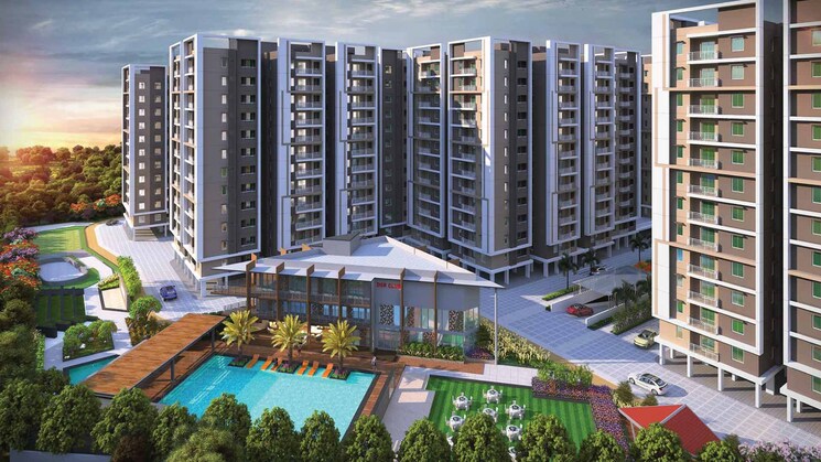 Exterior View, mana-capitol 2 Bedroom 1085 Sq.Ft. Apartment In Sarjapur Road Bangalore 8634811