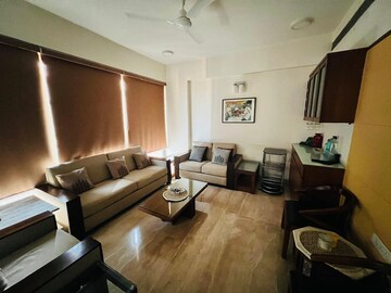 Living Room in 4 BHK Apartment at Prahlad Nagar – for Sale