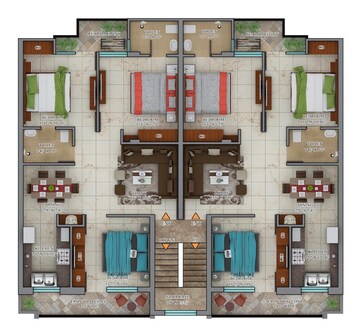 Floor Plan in 3 BHK Apartment at Nabha – for Sale