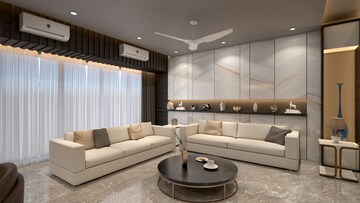 Living Room in 2 BHK Apartment at SB Trevadia Vuepoint, Prabhadevi – for Sale