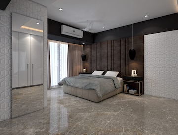 Bedroom in 2 BHK Apartment at SB Trevadia Vuepoint, Prabhadevi – for Sale