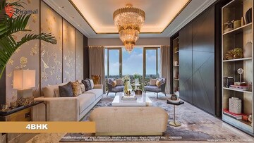 Living Room in 3.5 BHK Apartment at Piramal Aranya, Byculla – for Rent