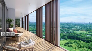 Balcony in 3 BHK Apartment at Lokhandwala Minerva Mahalaxmi, Mahalaxmi – for Rent