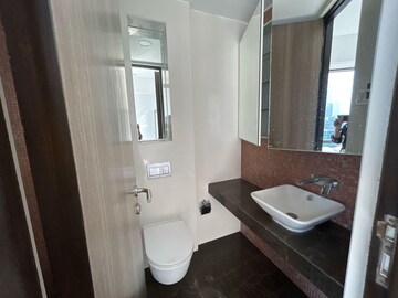Bathroom in 3 BHK Apartment at Lodha Marquise, Worli – for Rent