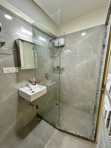 Bathroom in 1 BHK Apartment at Vaibhavlaxmi Address 51, Bandra East – for Rent