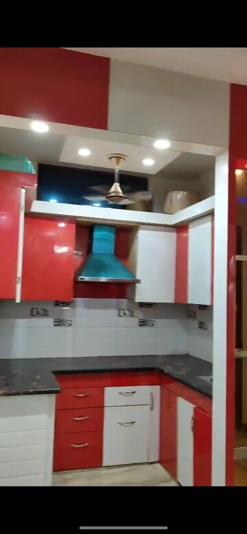 Kitchen in 3 BHK Builder Floor at Uttam Nagar – for Rent