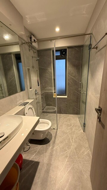 Bathroom in 4 BHK Apartment at ZYJ Sequoia, Santacruz West – for Rent