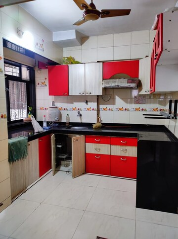 Kitchen in 2 BHK Apartment at Shah Arcade, Kharghar – for Rent
