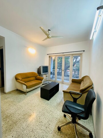 Living Room in 1 BHK Apartment at Clover Dale, Koregaon Park – for Rent