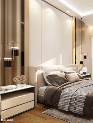 Bedroom in 3.5 BHK Apartment at Aerocity – for Sale