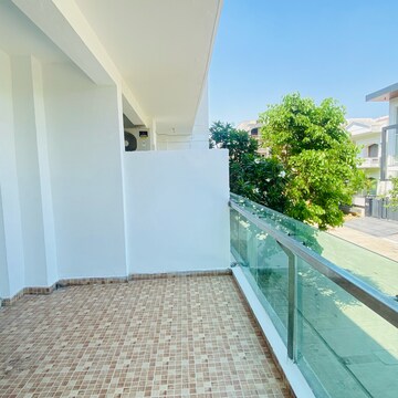 Balcony in 3 BHK Builder Floor at Omaxe Ambrosia, Mullanpur – for Rent