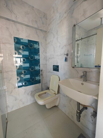 Bathroom in 3 BHK Penthouse at Sagar Darshan Towers, Nerul – for Rent