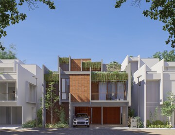 4 BHK Villa – Exterior View View at Vishwa Lake Estates, Rajanukunte - for Sale