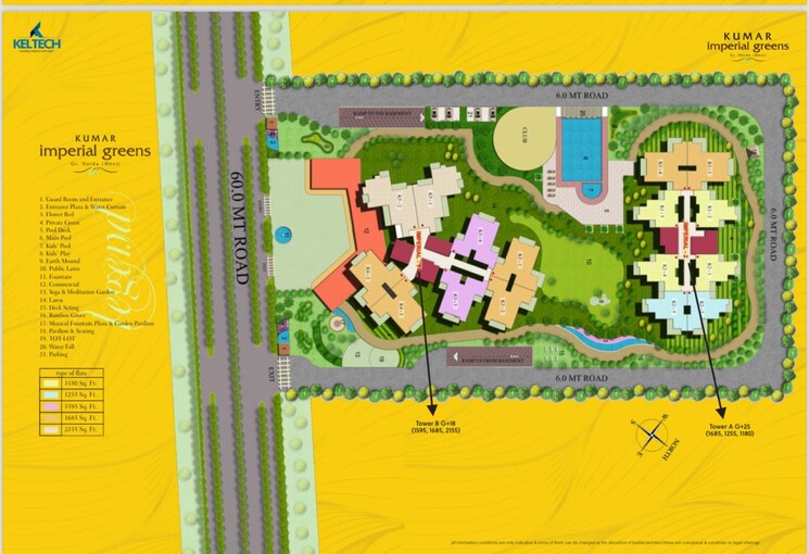Master Plan, keltech-imperial-green 2 Bedroom 1180 Sq.Ft. Apartment In Sector 16 Greater Noida Greater Noida 8635710